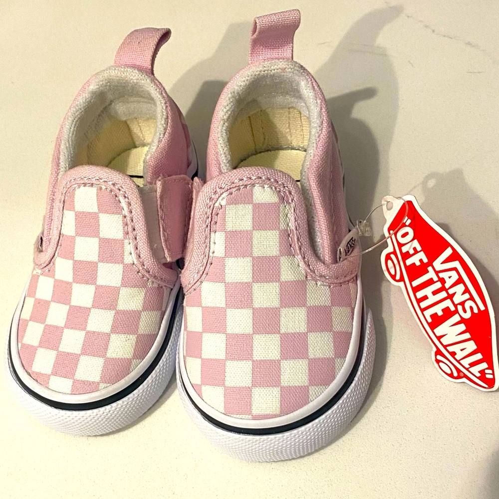 TODDLER CHECKERBOARD SLIP-ON VAN SHOE